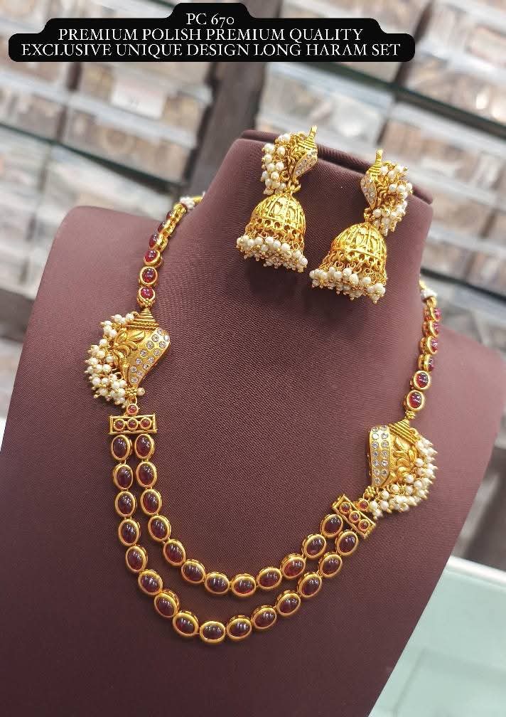 Masha Super Shine Gold Plated Necklace Set